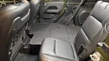 Jeep Wrangler 2018-Present JLU 4 Door - Second Row Seat Delete Plate System - V2