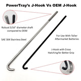 Stainless Steel 5/16" J-Hooks For Toyota Vehicles