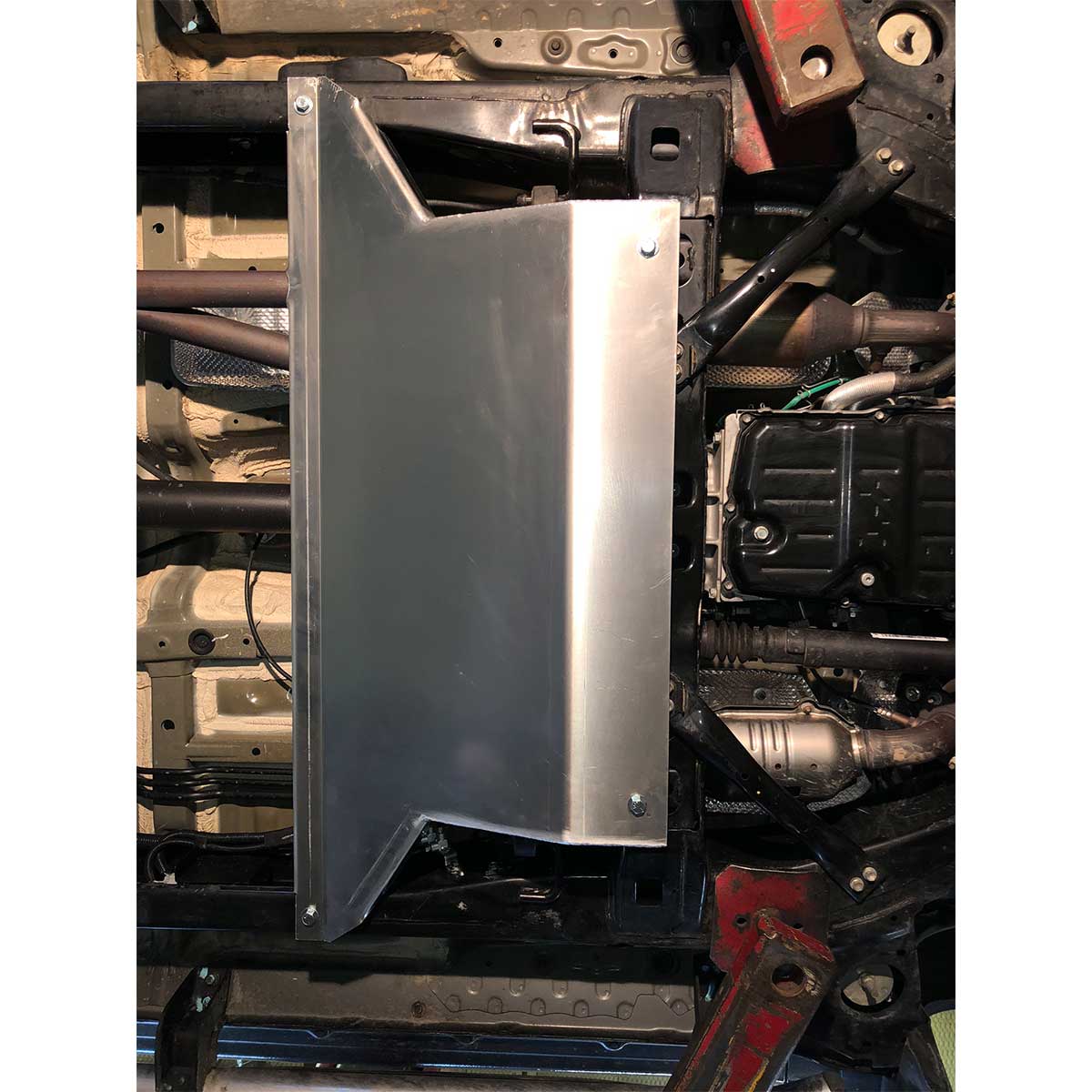 Rear Transfer Case Skid Plate (Aluminum) for Toyota Tacoma Gen 2 (2005-15)