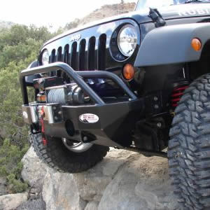 M.O.R.E. Jeep JK Front Bumper Rock Proof (2007–18)