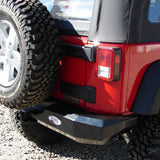 "Rock Proof" Rear Bumper with Clevis Mounts for Jeep Wrangler JK (2007-18)