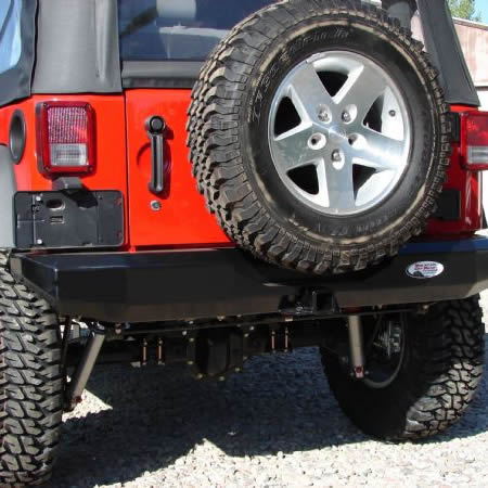 "Rock Proof" Rear Bumper with Clevis Mounts for Jeep Wrangler JK (2007-18)