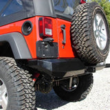 "Rock Proof" Rear Bumper with Clevis Mounts for Jeep Wrangler JK (2007-18)