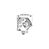 20" Shocker Dual Action LED Light Bar | White Elliptical