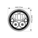 18+ Jeep JL / '20+ Jeep Gladiator VX LED Headlight Kit - Black Chrome | White Halo