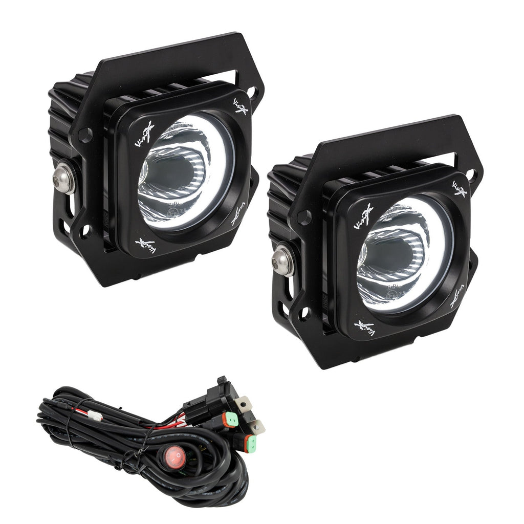 2019+ Ford Ranger LED Fog light Kit With 3.0" Optimus Halo Lights