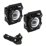 2019+ Ford Ranger LED Fog light Kit With 3.0" Optimus Halo Lights