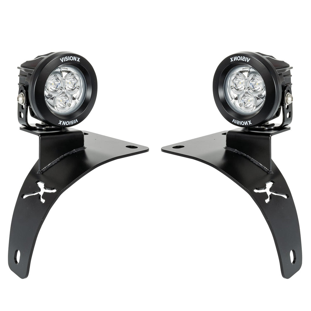 18+ Jeep JL / '20+ Jeep Gladiator Cowl Light Kit (With 3.7" CG2 Mini Cannon)