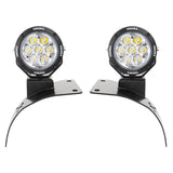 18+ Jeep JL / '20+ Jeep Gladiator Cowl Light Kit (With 4.7" CG2 Light Cannon)