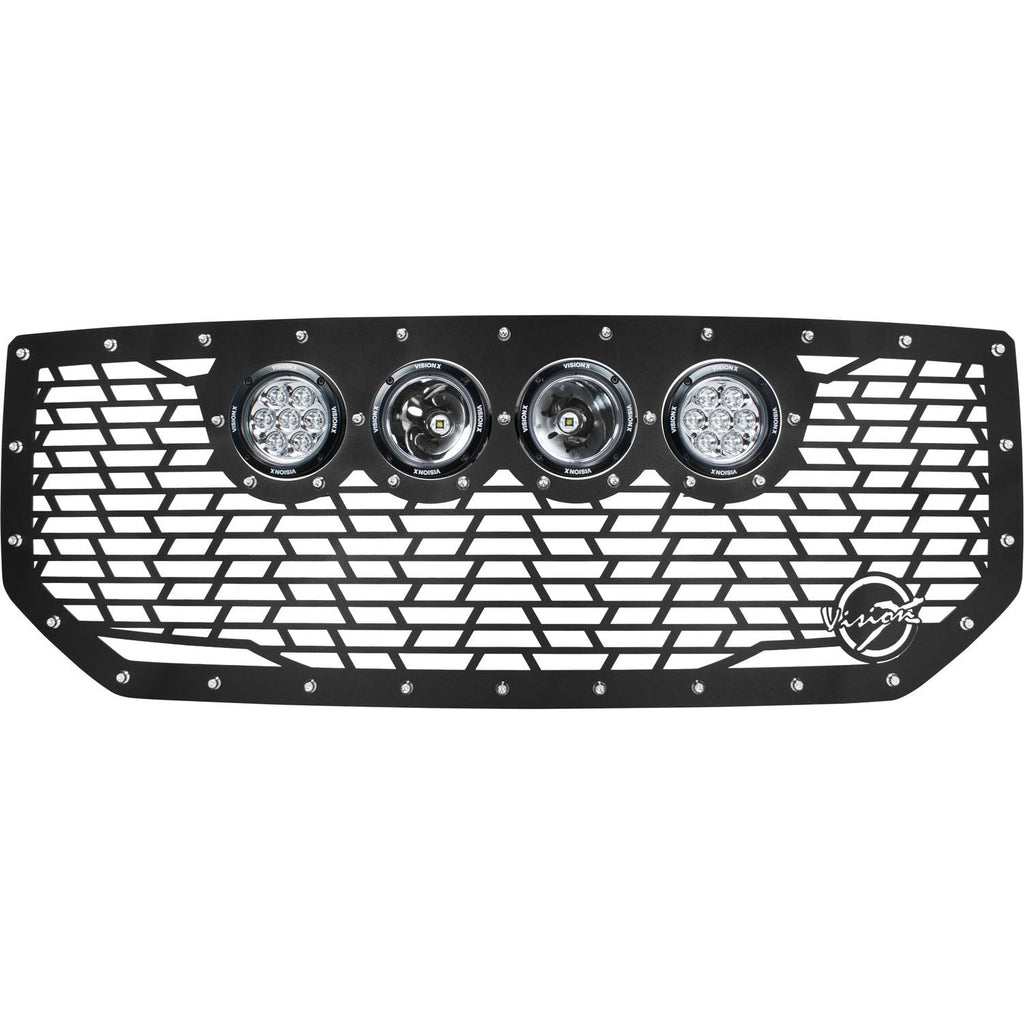 2016-2019 GMC Sierra 1500 Cannon CG2 Grille with 4 CG2 4.5" Lights (2 Optic and 2 Reflectors)