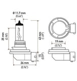 Hella H11 12V 55W Xenon White XB Bulb (Pair)