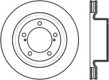 StopTech 17-18 Lexus LX SportStop Cryo Slotted & Drilled Front Right Rotor