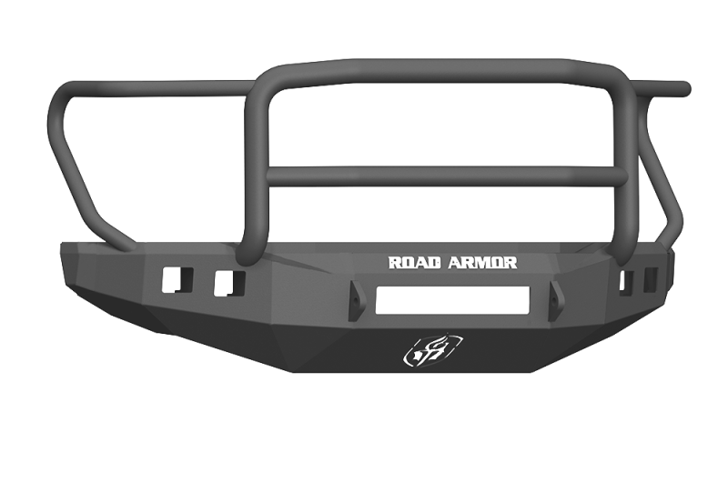 Road Armor 17-20 Ford F-250 Stealth Wide Fender Flare Front Bumper w/Lonestar Guard - Tex Blk