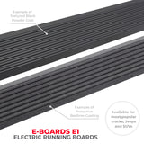 RealTruck 21-24 Ford Bronco 2dr VoltStep Electric Running Board Kit (No Drill) - Tex. Blk