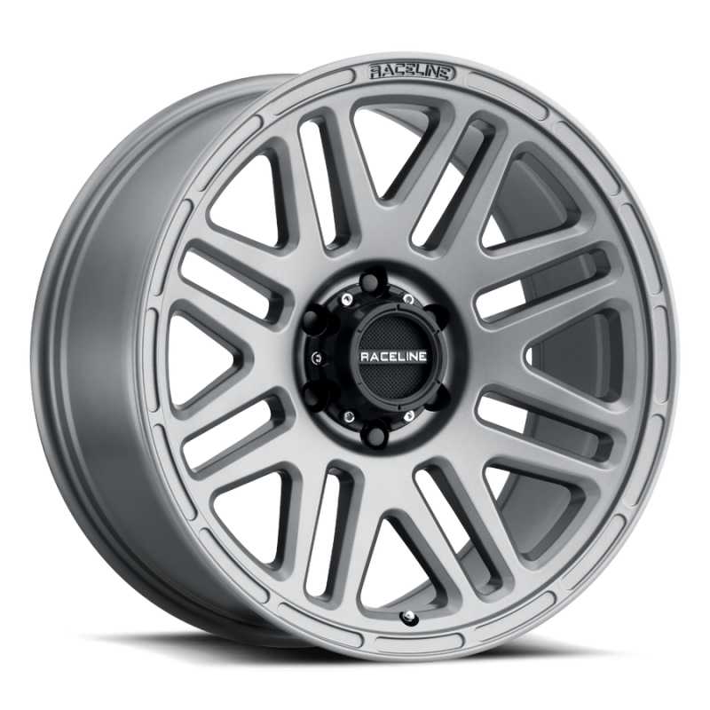 Raceline 944GS Outlander 16x8in / 5x127 BP / 0mm Offset / 78.1mm Bore - Greystone Wheel