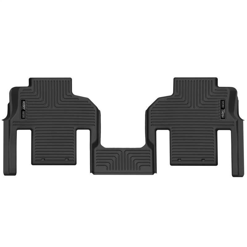 Husky Liners 2022 Jeep Wagoneer w/2nd Row Bucket Seats X-Act Contour Floor Liners (2nd Seat) - Blk