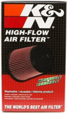 K&N Universal Chrome Round Tapered Air Filter 3in FlangeID / 6in Base OD / 4.5in Top OD / 8in Height
