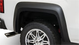 Bushwacker 14-18 GMC Sierra 1500 Extend-A-Fender Style Flares 2pc 69.3/78.8/97.8in Bed - Black