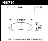 Hawk 15-17 Ford F-250/350 LTS Street Front Brake Pads