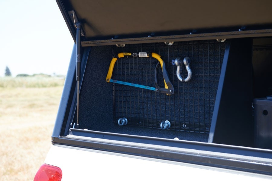 Alu-Cab Canopy Cupboard with Mesh Grid