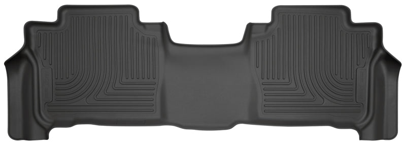 Husky Liners 13-16 Lexus LX570 / 13-16 Toyota Land Cruiser WeatherBeater 2nd Row Black Floor Liners