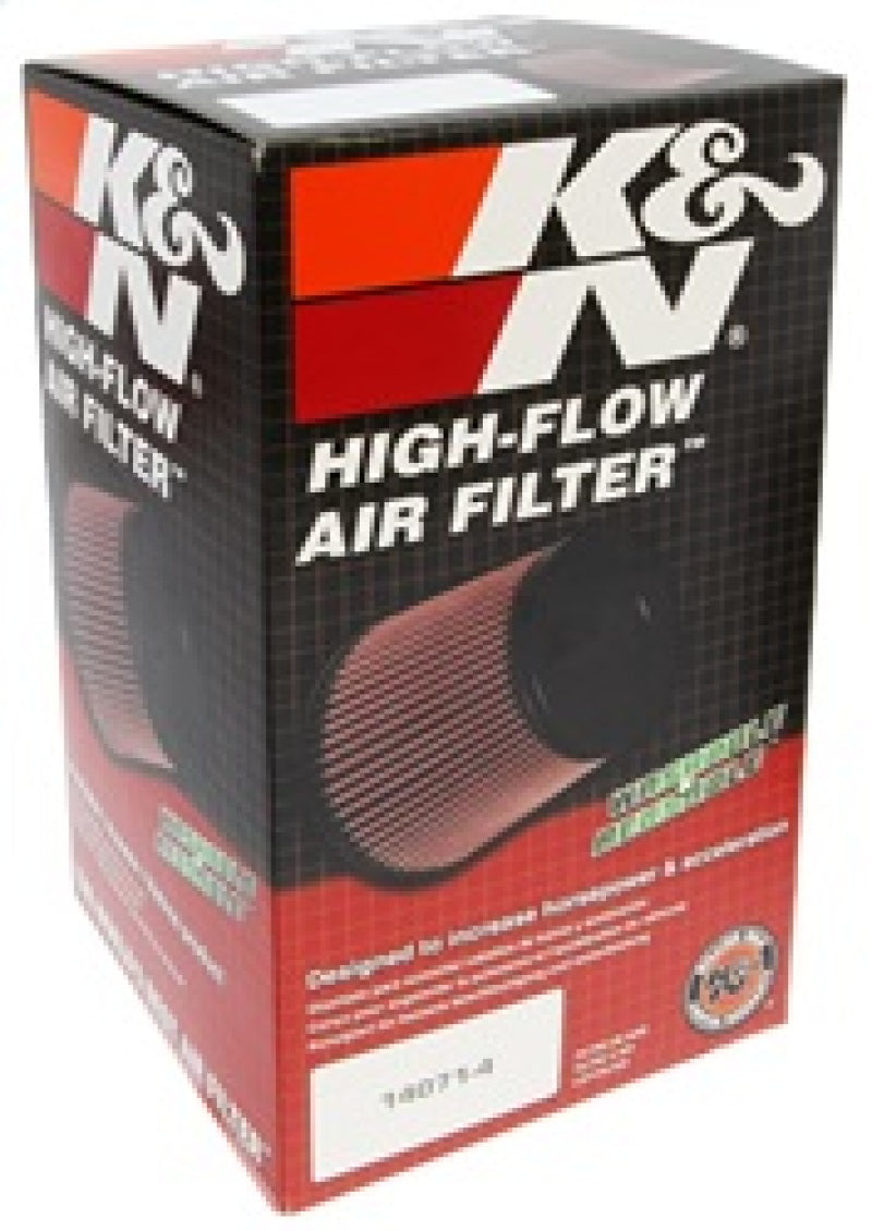 K&N Universal Clamp-On Air Filter 4in FLG / 6in B / 4in T / 7in H