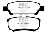 EBC 06-12 Dodge Caliber 2.4 Extra Duty Rear Brake Pads