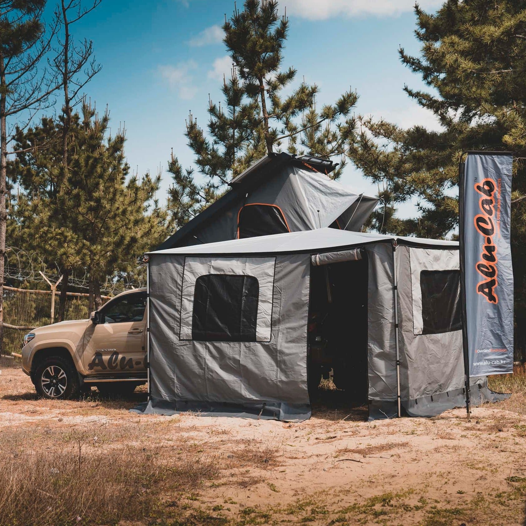 Alu-Cab Shadow Awning Annex Side Wall Kit