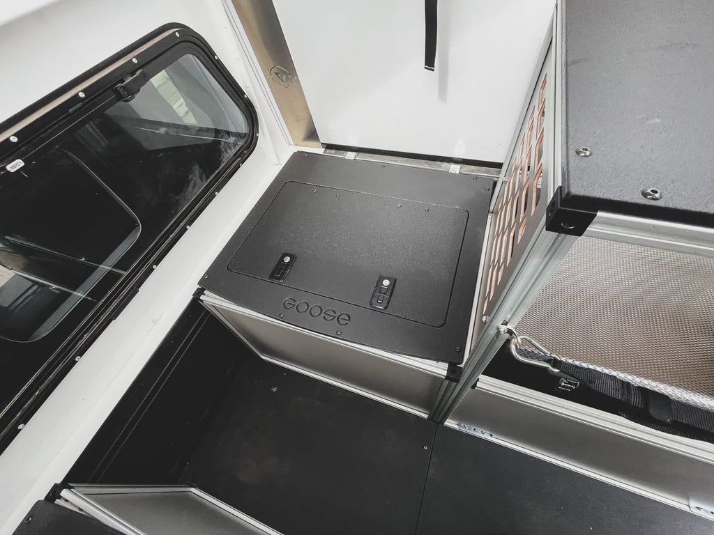 Goose Gear Camper System - Full Size Truck 5'5" Bed - Passenger Side Front Utility Module