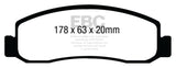 EBC 08-10 Ford F250 (inc Super Duty) 5.4 (2WD) Extra Duty Front Brake Pads