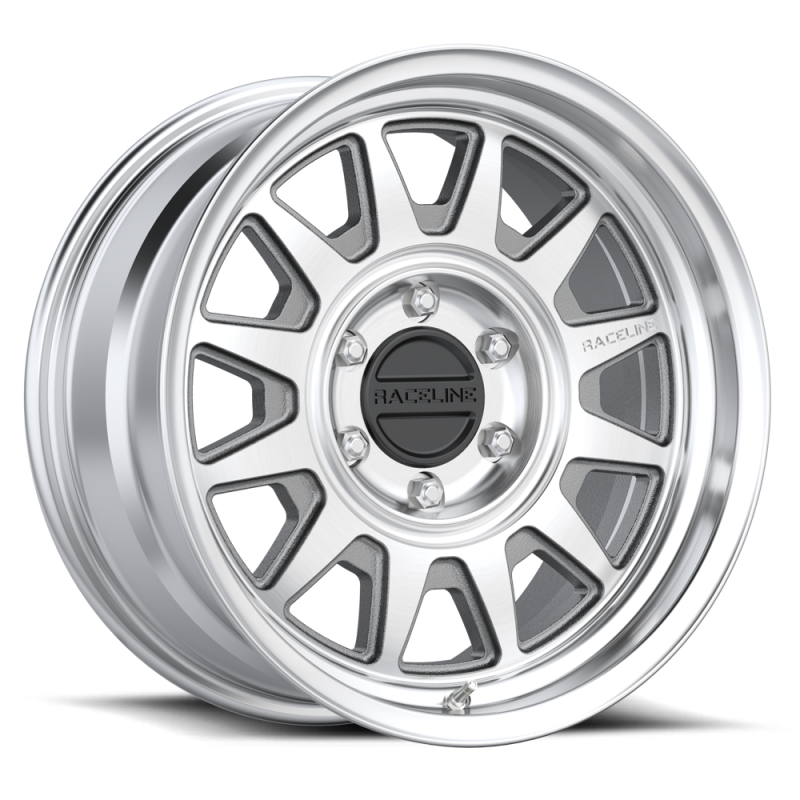 Raceline 952MC Aero 17x8.5in / 6x135 BP / 18mm Offset / 87.1mm Bore - Machined Wheel