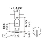 Hella H3 12V 55W Xen White XB Bulb (Pair)