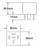 Hella Relay 12V 20/40A Spdt Res Sld