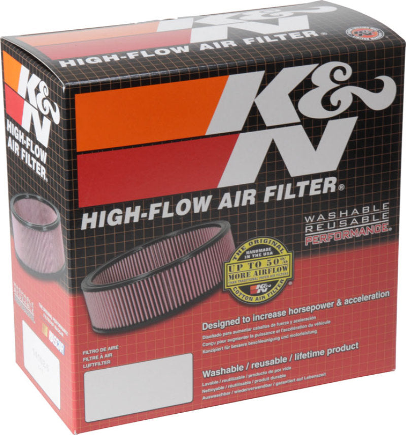 K&N X-Stream Top Filter - Red - Size 9in - 5.125in Neck Flange / 2.75in Height