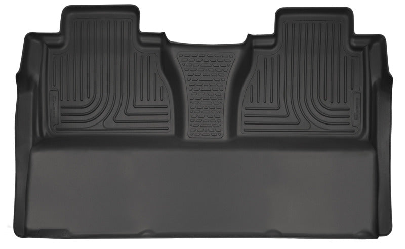 Husky Liners 14-15 Toyota Tundra CrewMax Cab Pickup Weatherbeater Black 2nd Seat Floor Liners