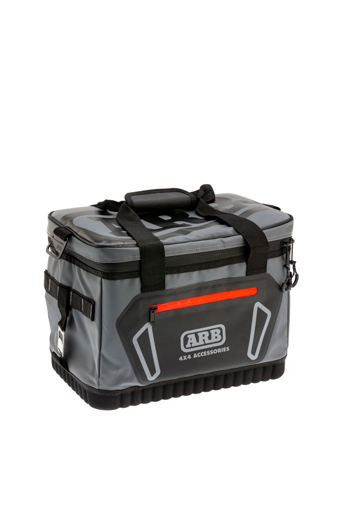 ARB Cooler Bag Charcoal w/ Red Highlights 15in L x 11in W x 9in H Holds 22 Cans