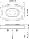 Hella L/Bar Mini 10In Led (Mv Mag Amber)