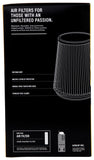 Airaid Universal Air Filter - Cone 4in Flange x 6in Base x 4-5/8in Top x 9in Height - Synthaflow