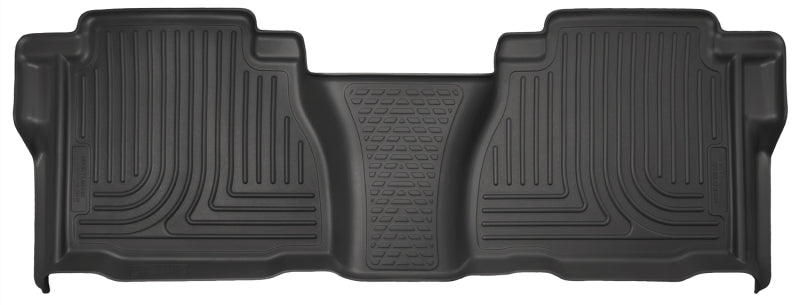 Husky Liners 07-13 Toyota Tundra Crew Cab / Ext Cab WeatherBeater Black 2nd Seat Floor Liners