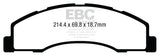 EBC 08+ Ford Econoline E150 4.6 Ultimax2 Front Brake Pads