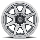 ICON Rebound Pro 17x8.5 5x150 25mm Offset 5.75in BS 110.1mm Bore Titanium Wheel