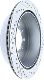 StopTech Select Sport 13-17 Toyota Land Cruiser Drilled / Slotted Rear Passenger-Side Brake Rotor