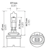 Hella Bulb 887 12V 50W Pg13 T325