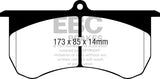 EBC 12-13 Land Rover Ranger Rover Sport Bluestuff Rear Brake Pads