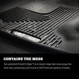 Husky Liners 19-24 Dodge Ram 1500 X-Act Front + 2nd Seat Floor Liner Set - Black