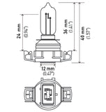 Hella H16/9009 12V 35W Xenon White XB Bulb (Pair)