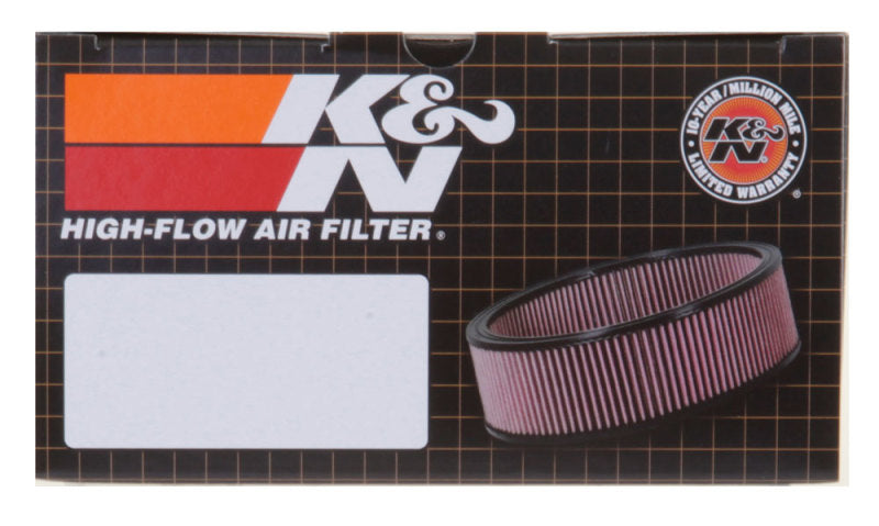 K&N Universal Round Clamp-On Air Filter 2in. Flange / 5-3/8in. OD / 2in. Height