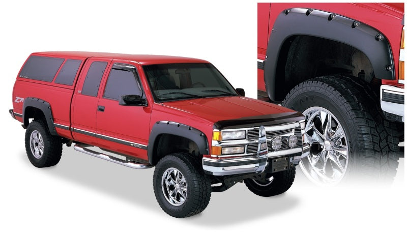 Bushwacker 88-99 Chevy C1500 Pocket Style Flares 4pc - Black