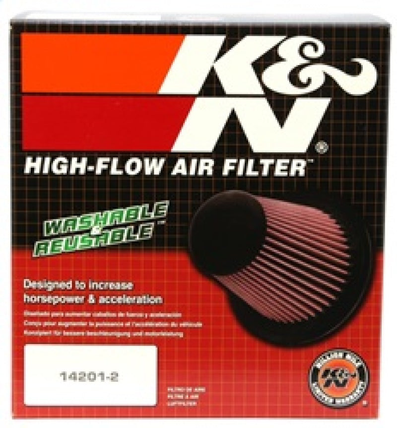 K&N Universal Clamp-On Air Filter 6in FLG / 7-1/2in B / 4-1/2in T / 5in H