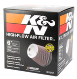 K&N Round Tapered Universal Air Filter 6in Flange ID x 7.5in Base OD x 5in Top OD x 6.5in Height